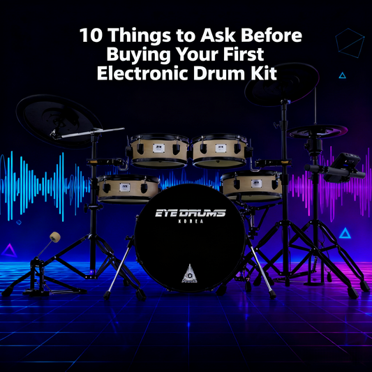 10 Things to Ask Before Buying Your First Electronic Drum Kit