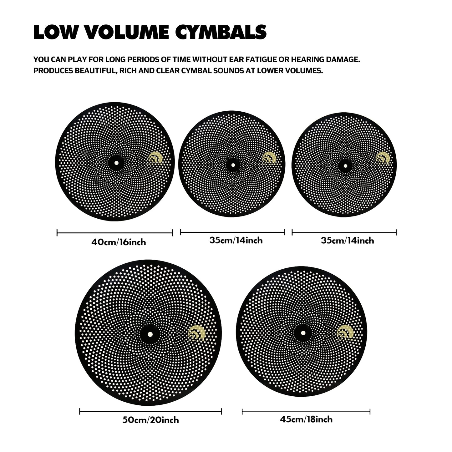 Beatello - Low Volume Cymbal Pack Mute Cymbal Set My Store