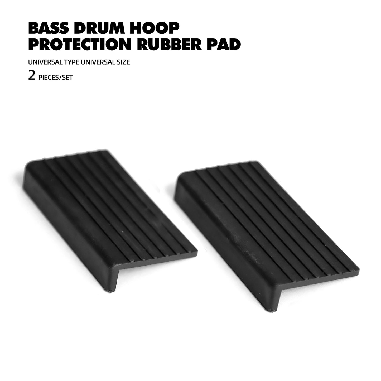 Protector de aro para bombo de 2 piezas