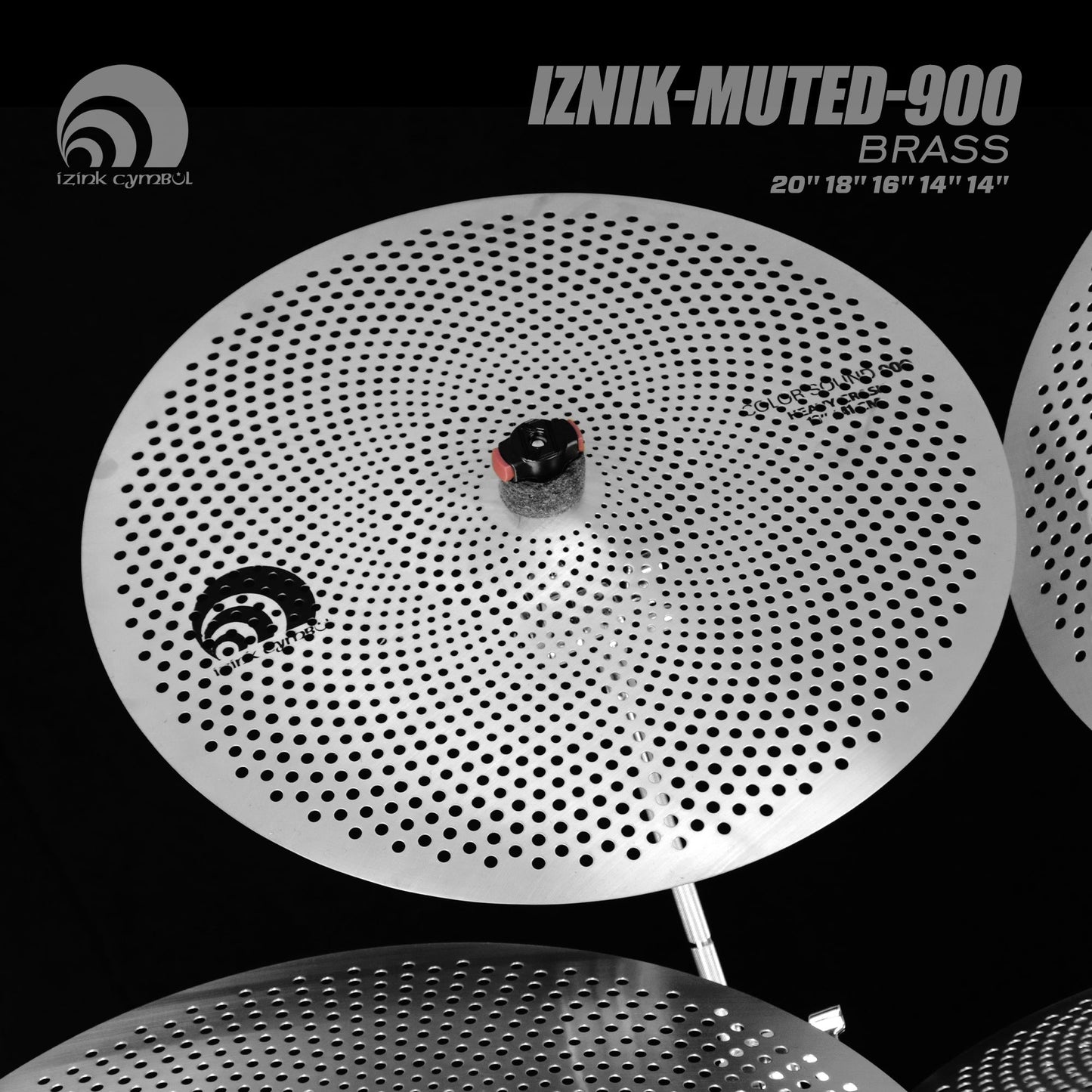 IZNiK-muted-900 BRASS Low Volume Cymbal Set My Store
