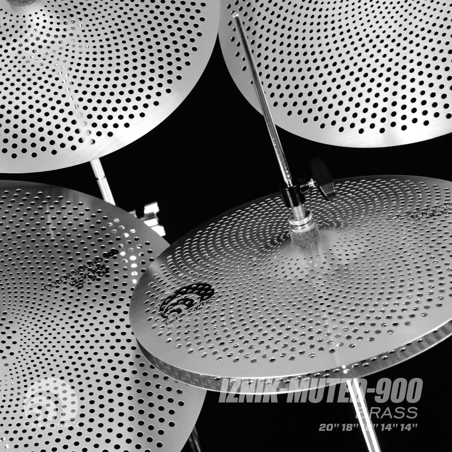 IZNiK-muted-900 BRASS Low Volume Cymbal Set My Store