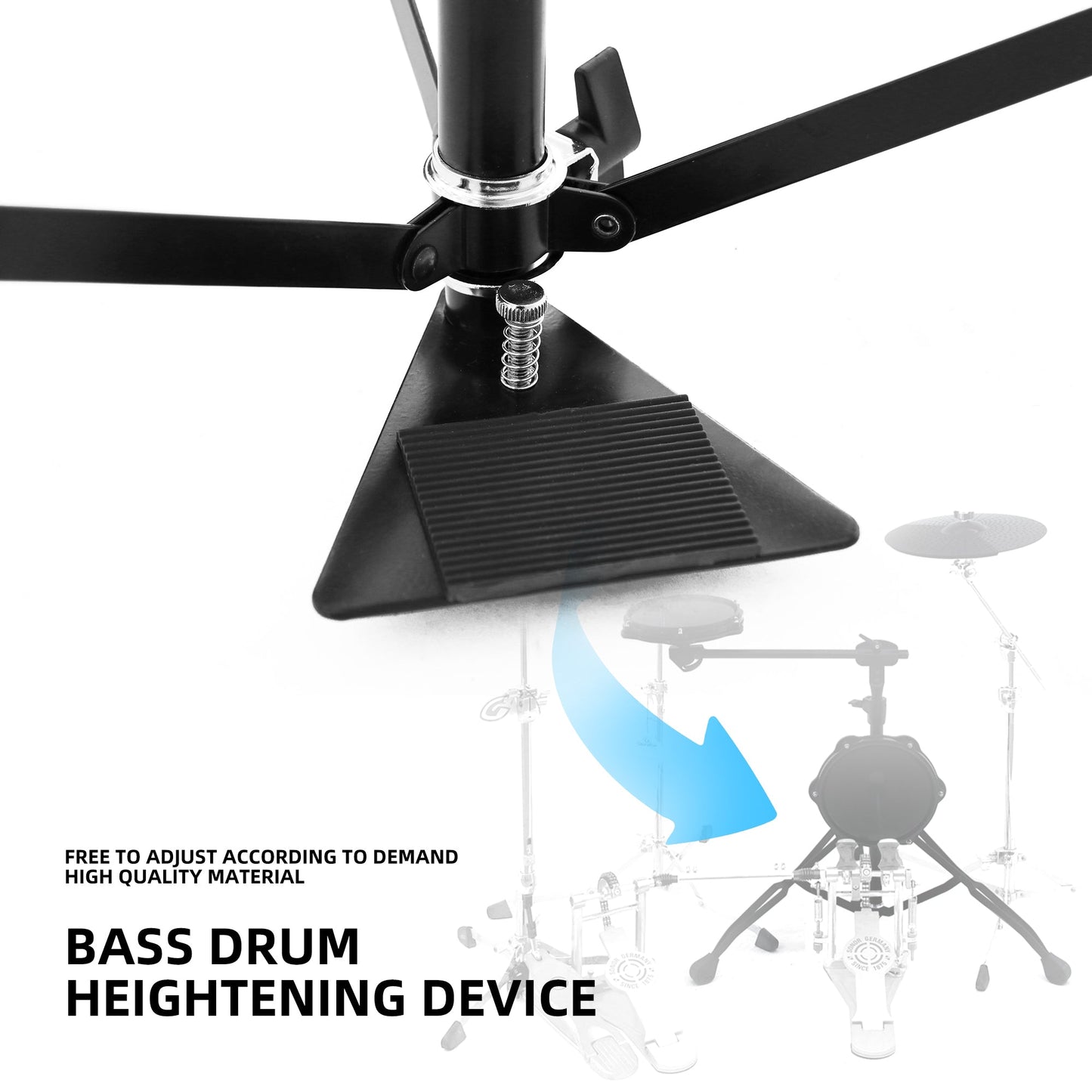 JBK DRUMS 1+1 Practice & Mute Drum Set – Quiet Drumming Anywhere My Store