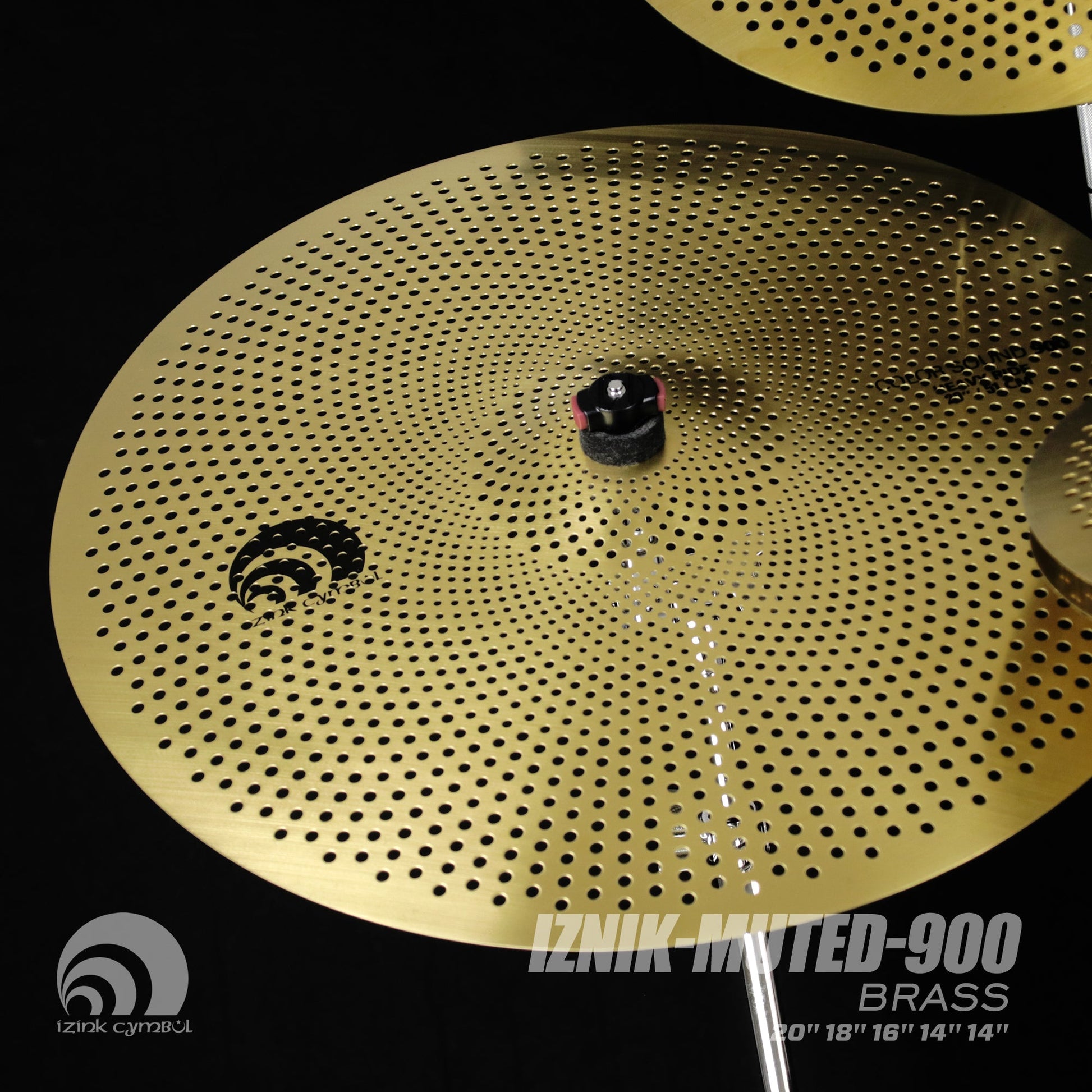 IZNiK-muted-900 BRASS Low Volume Cymbal Set My Store