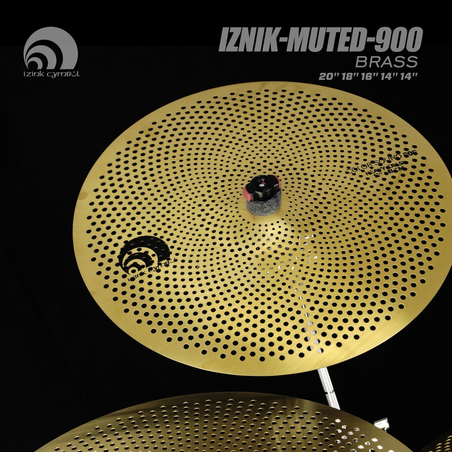 IZNiK-muted-900 BRASS Low Volume Cymbal Set My Store