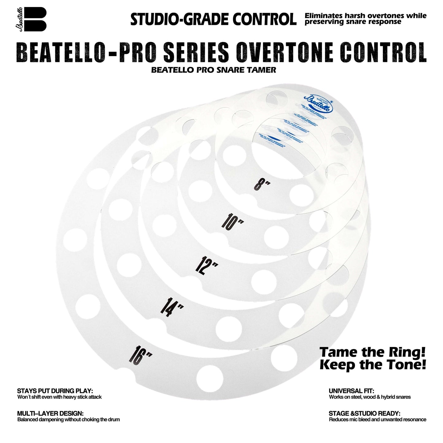 Beatello E-Ring Pack 8/10/12/14/16