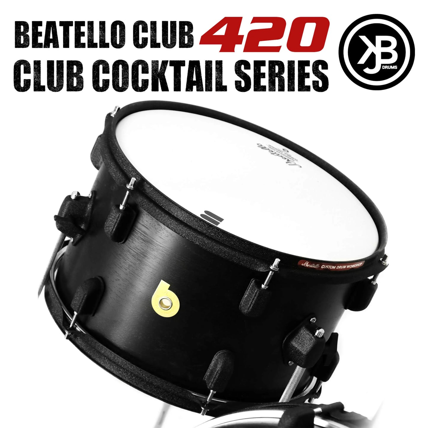 Beatello Club 420 Club Cocktail Series 4-Piece Drum Kit