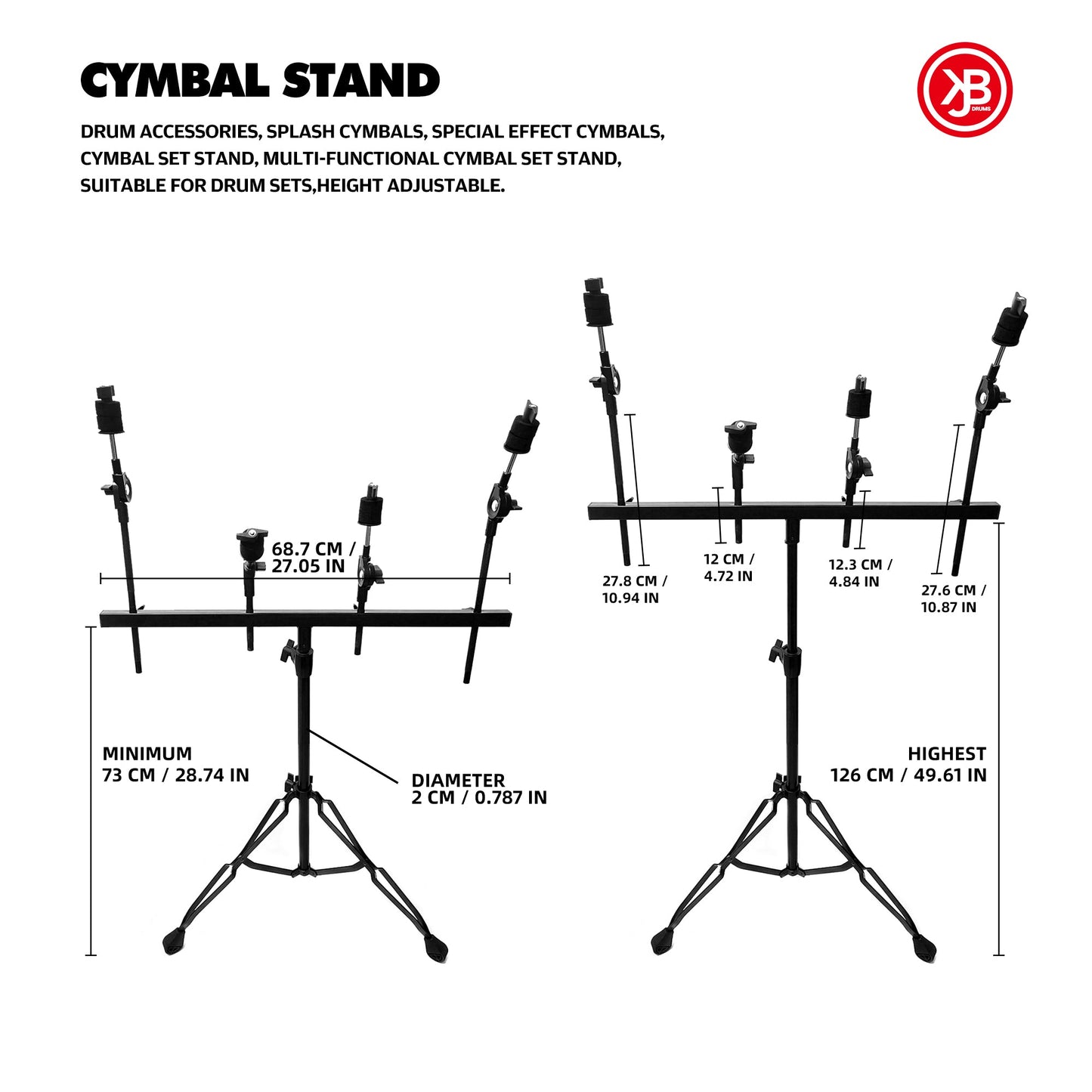 Multifunctional Cymbal Stand Beatello workshop