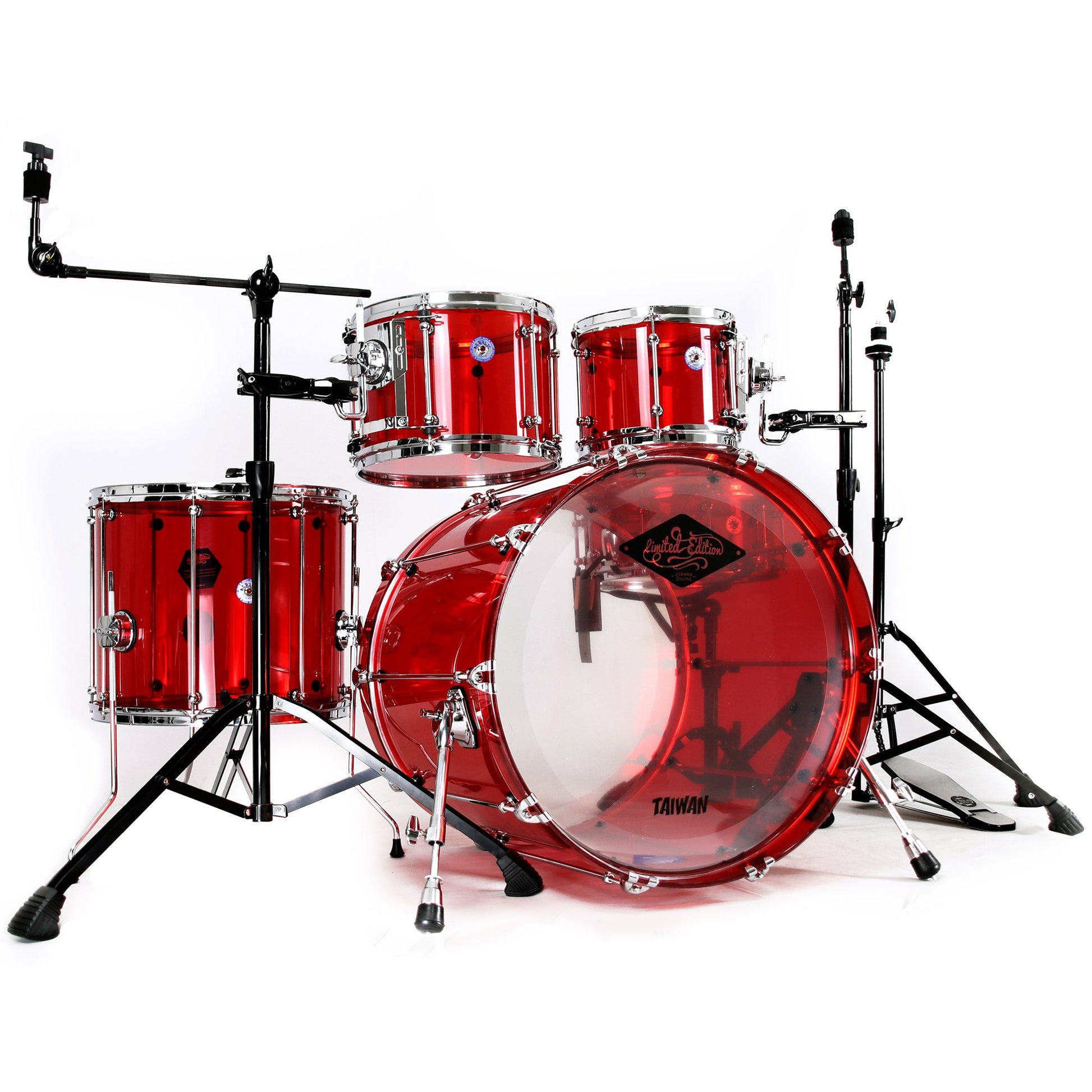 Crystal Acrylic Drum Kit Series Beatello workshop