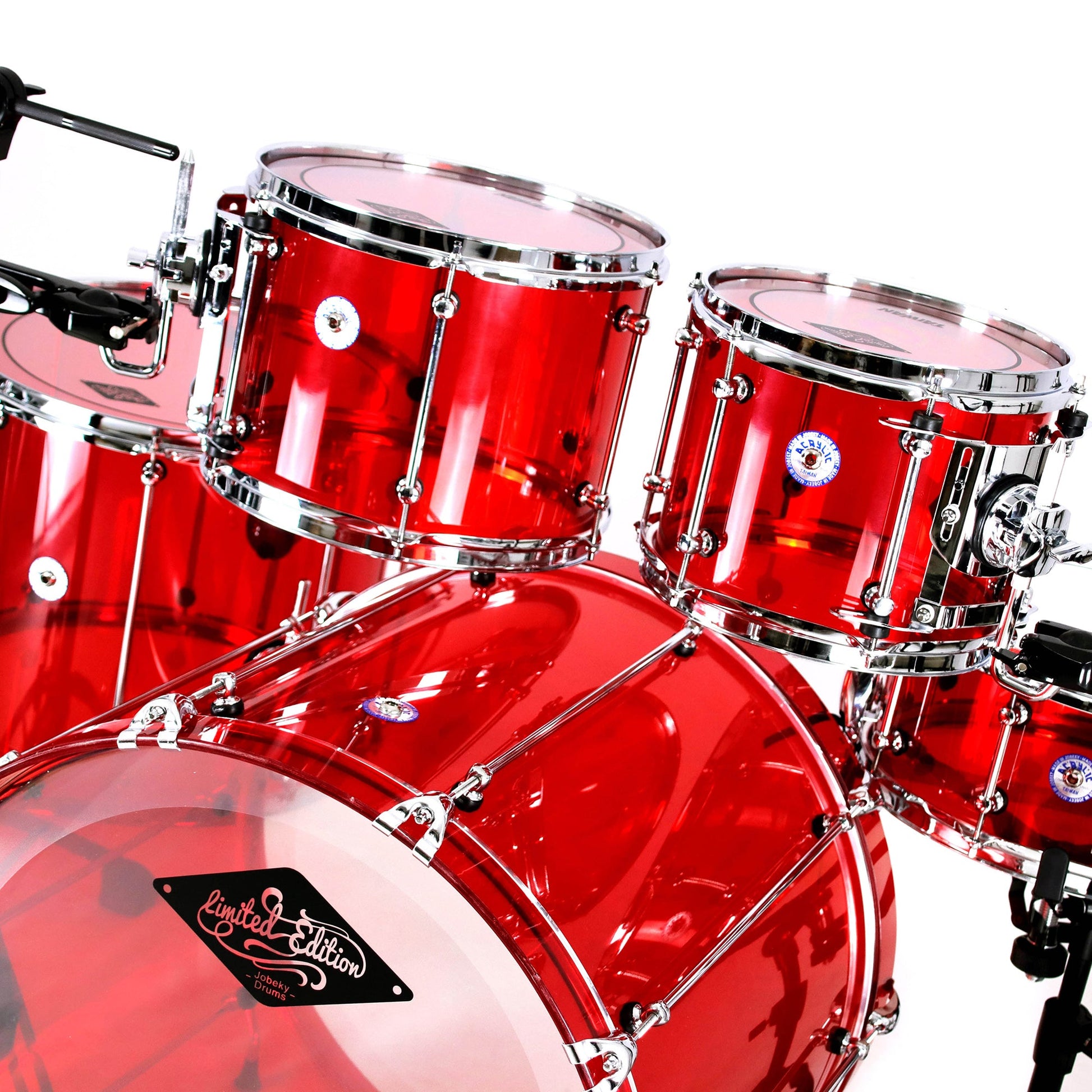 Crystal Acrylic Drum Kit Series Beatello workshop