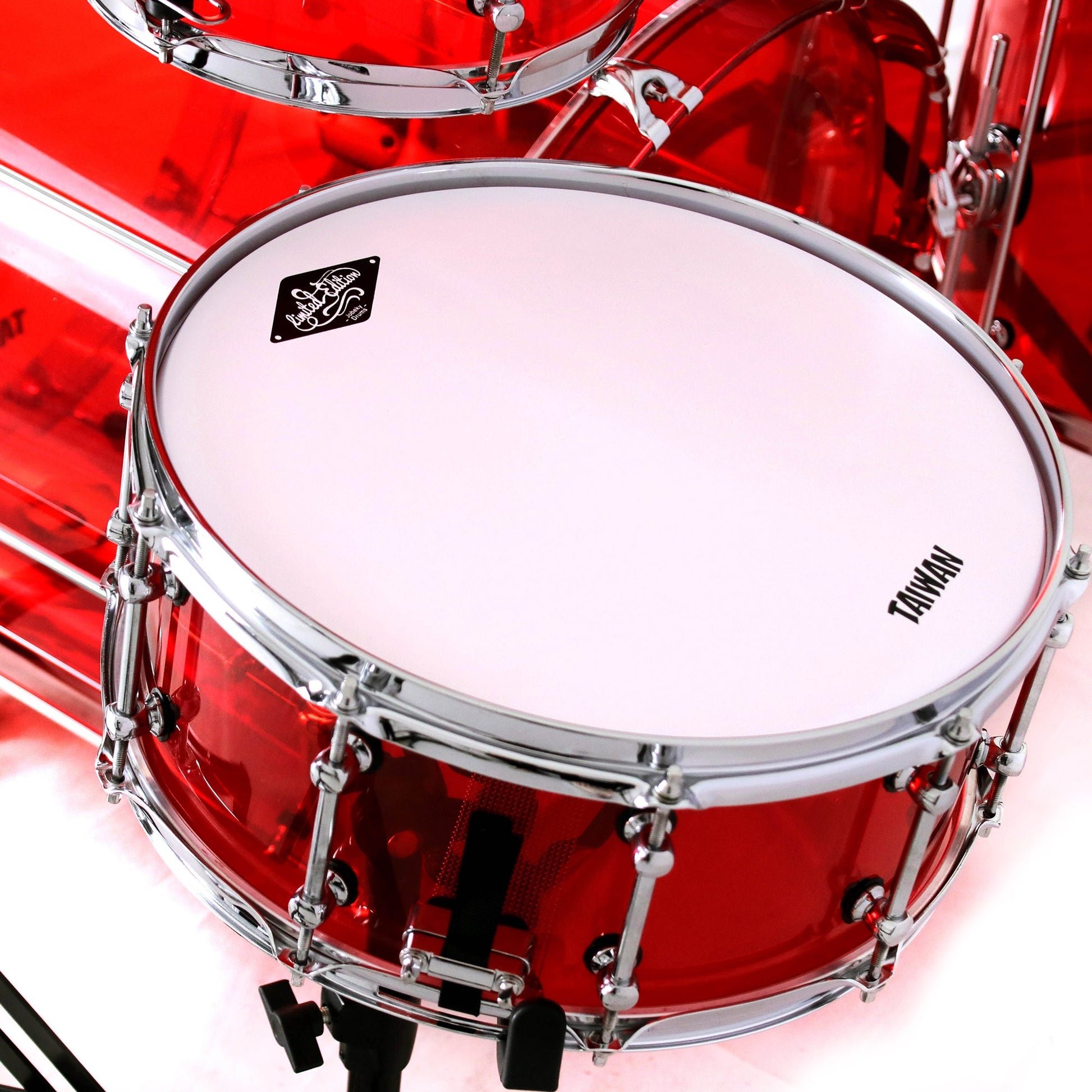 Crystal Acrylic Drum Kit Series Beatello workshop