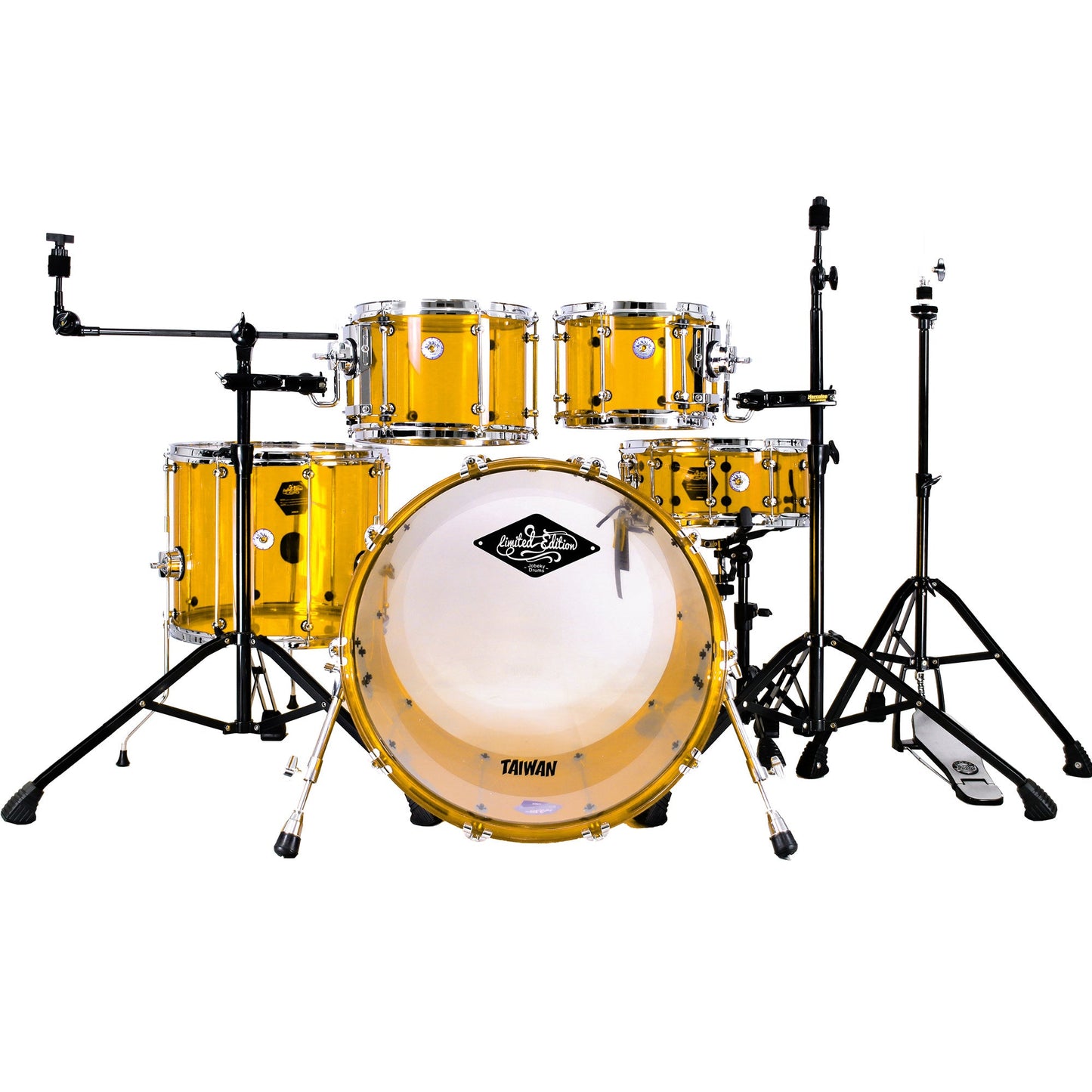 Crystal Acrylic Drum Kit Series Beatello workshop