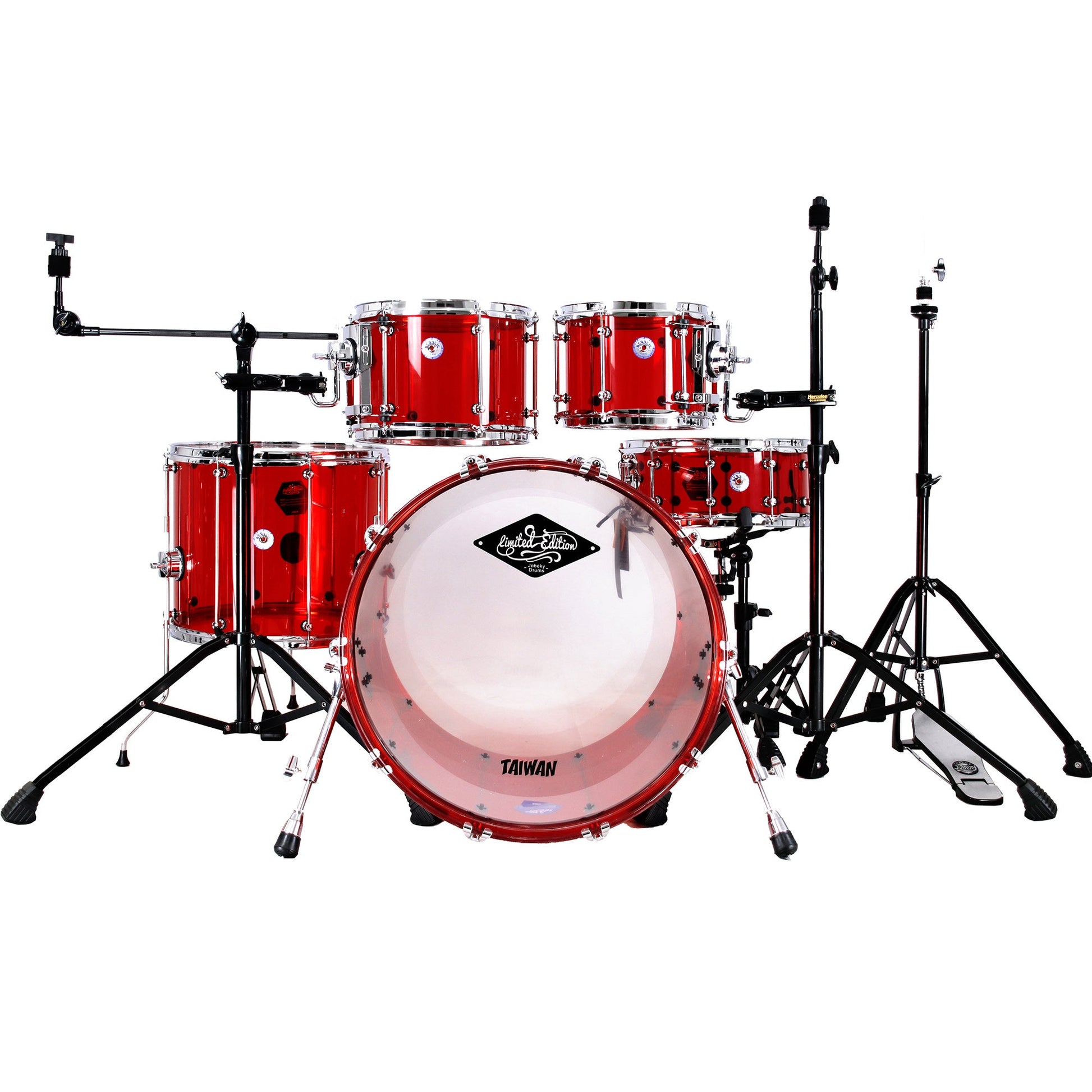 Crystal Acrylic Drum Kit Series Beatello workshop