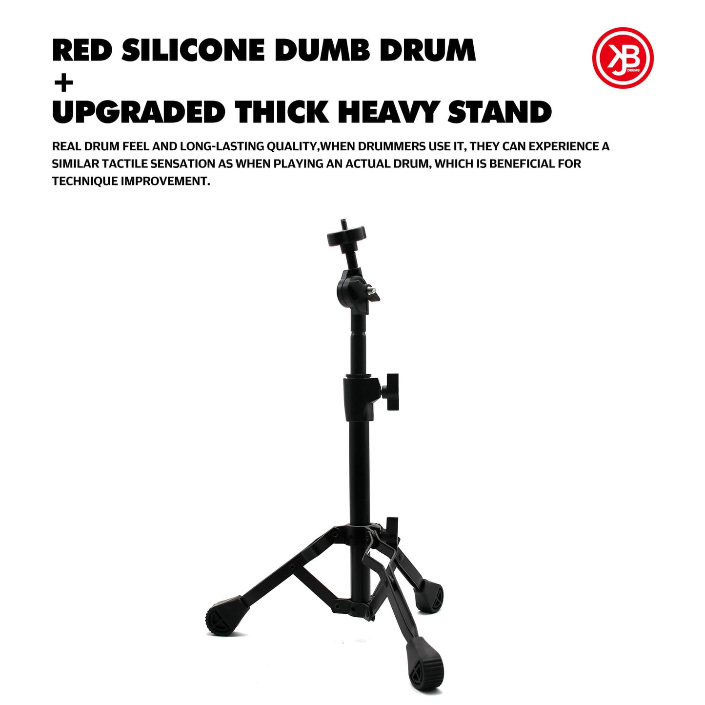 Adjustable height Drum Practice Pad