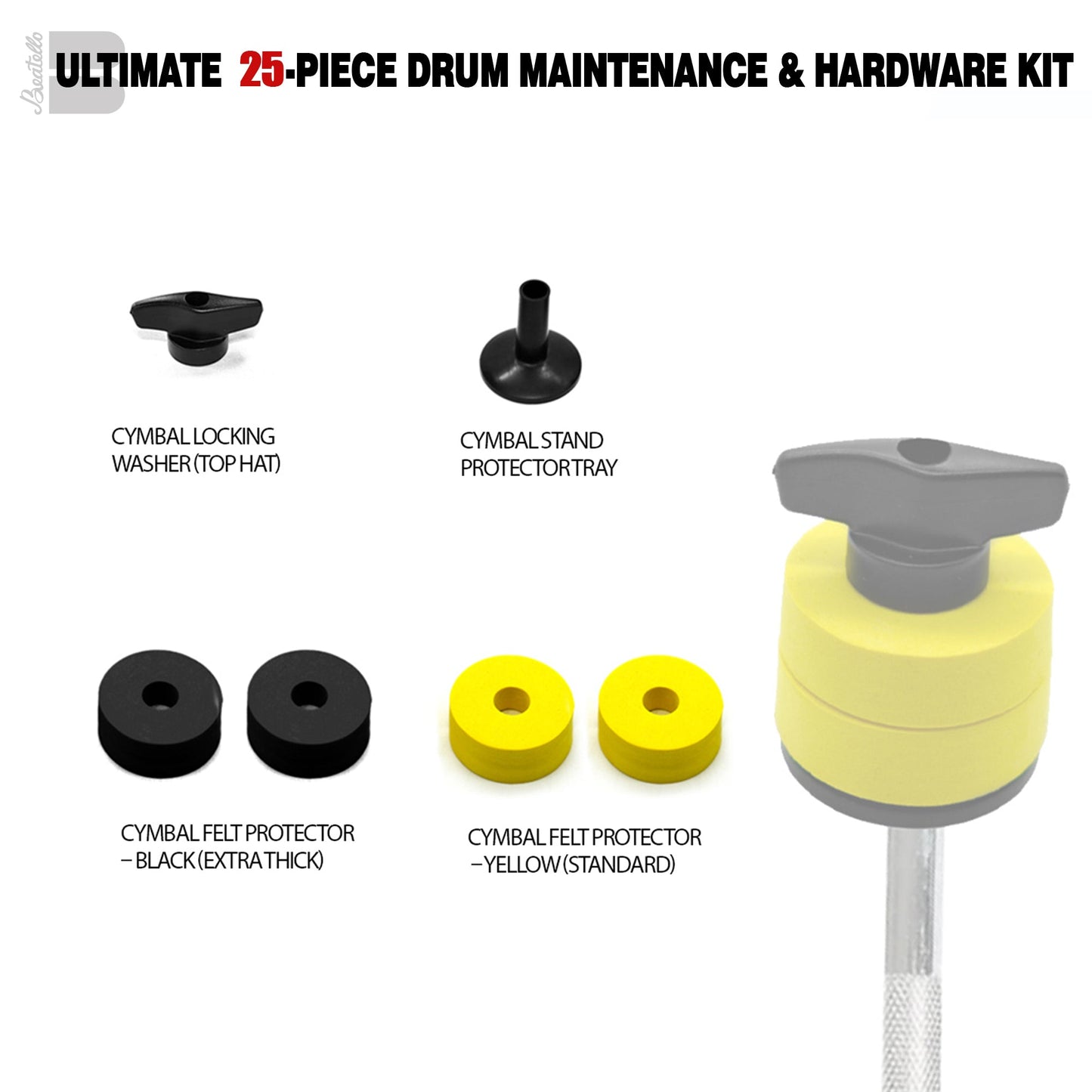 Drum Set Accessories Suitcase Beatello