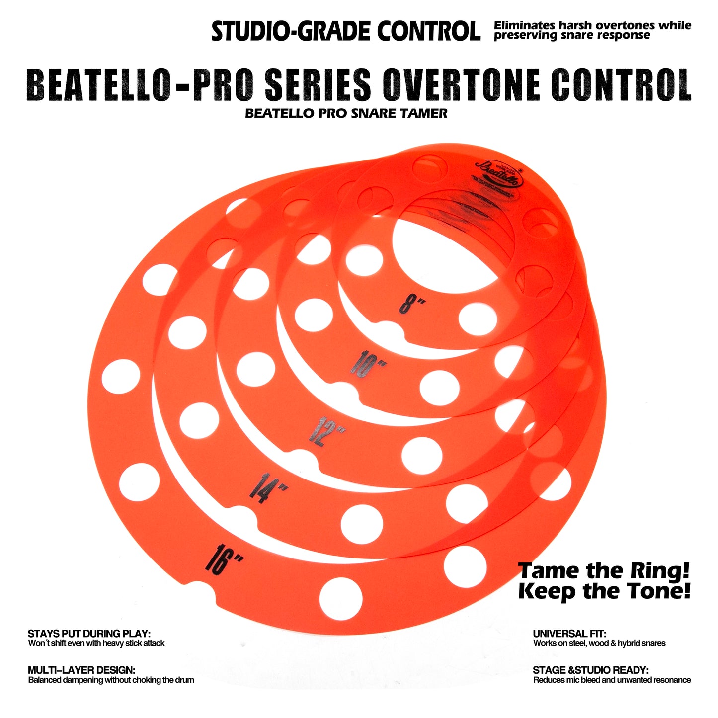 Beatello E-Ring Pack 8/10/12/14/16