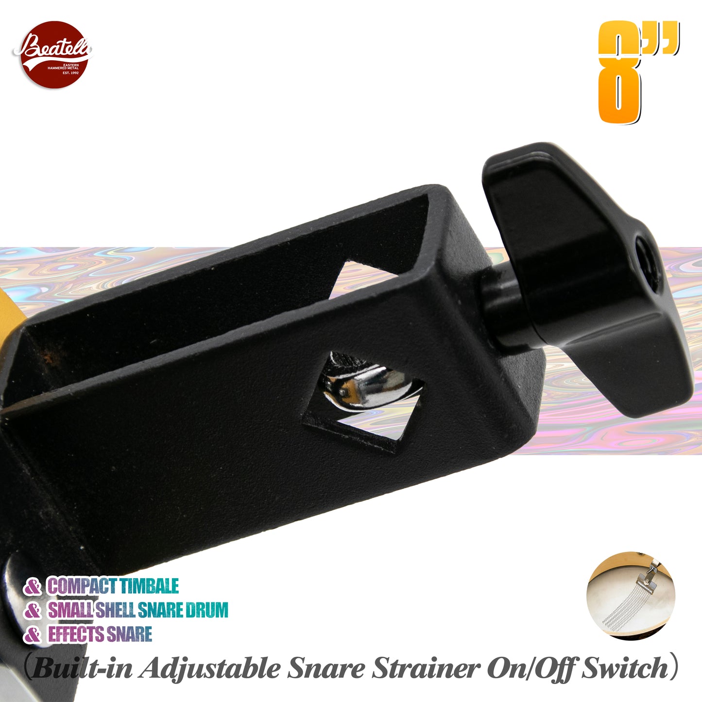 8" Compact Timbale & Small Shell Snare Drum & Effects Snare