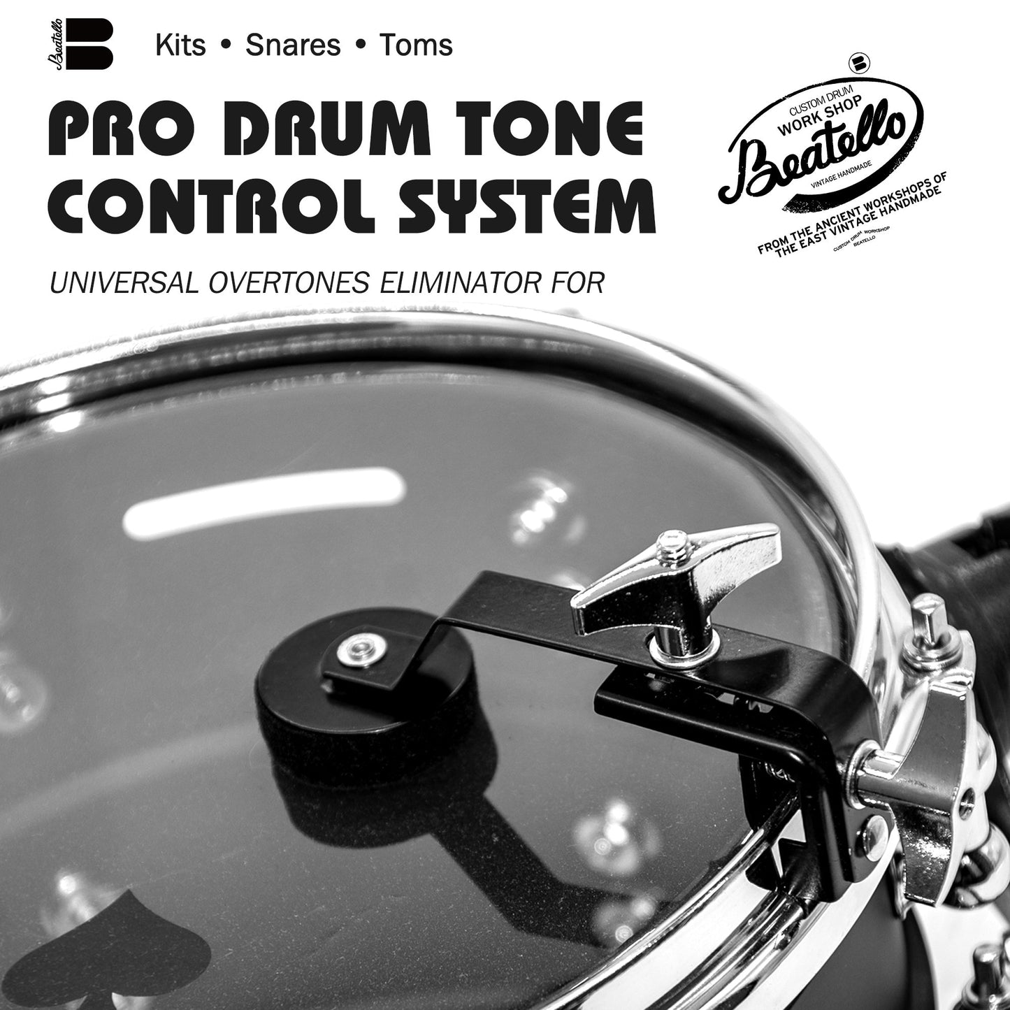 External Bass Drum Muffler Beatello