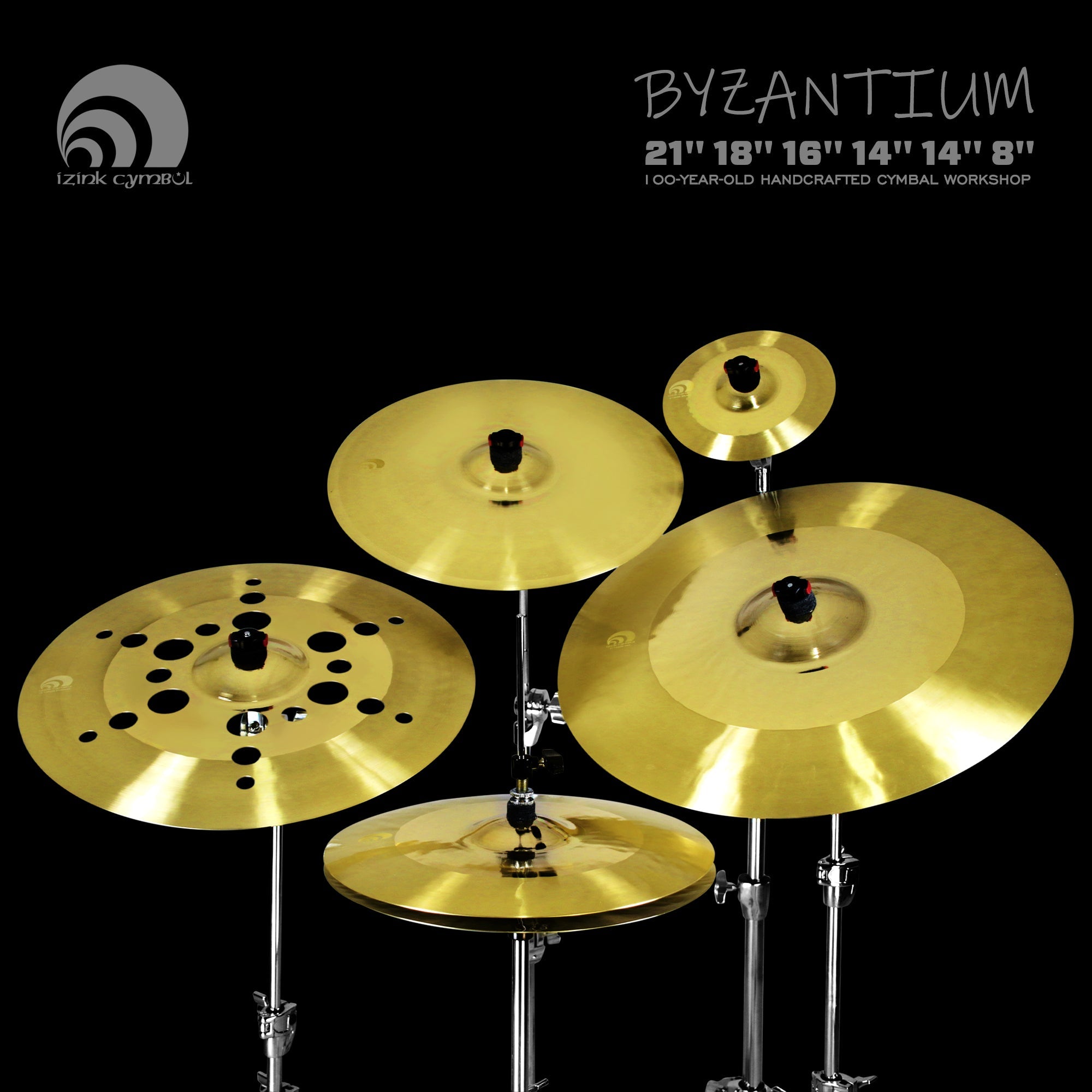 IZNIK B25 BYZANTIUM Series Handmade Cymbal Set – Beatello