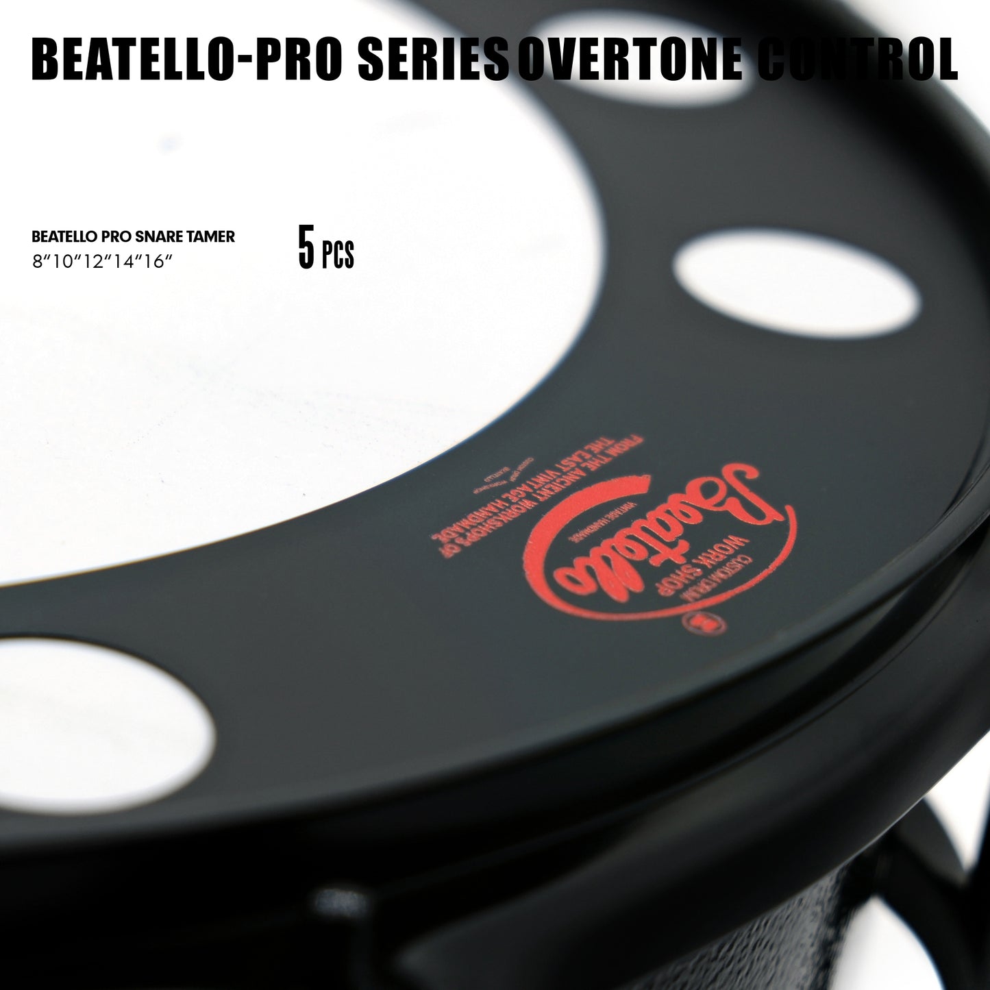 Beatello-Reso Rings & Low-End Enhancers Drum Mute 5pcs