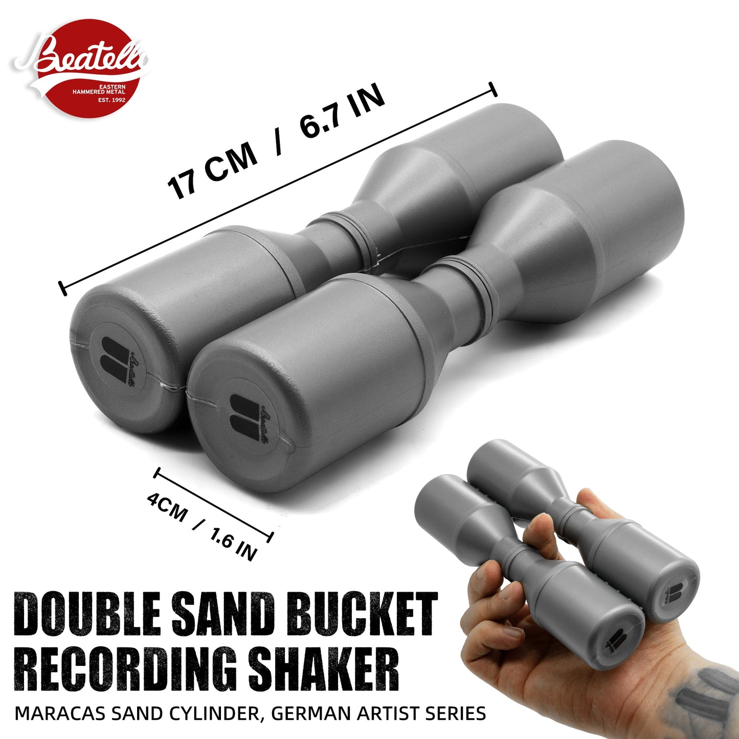Double Sand Bucket Recording Shaker Beatello