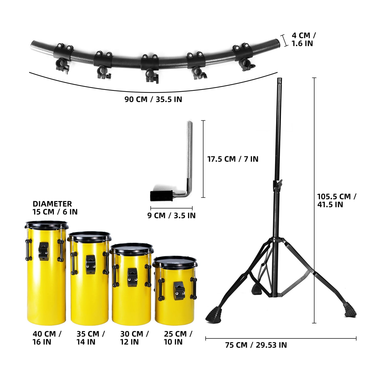 JBK ROTO Tom Drums Set Beatello