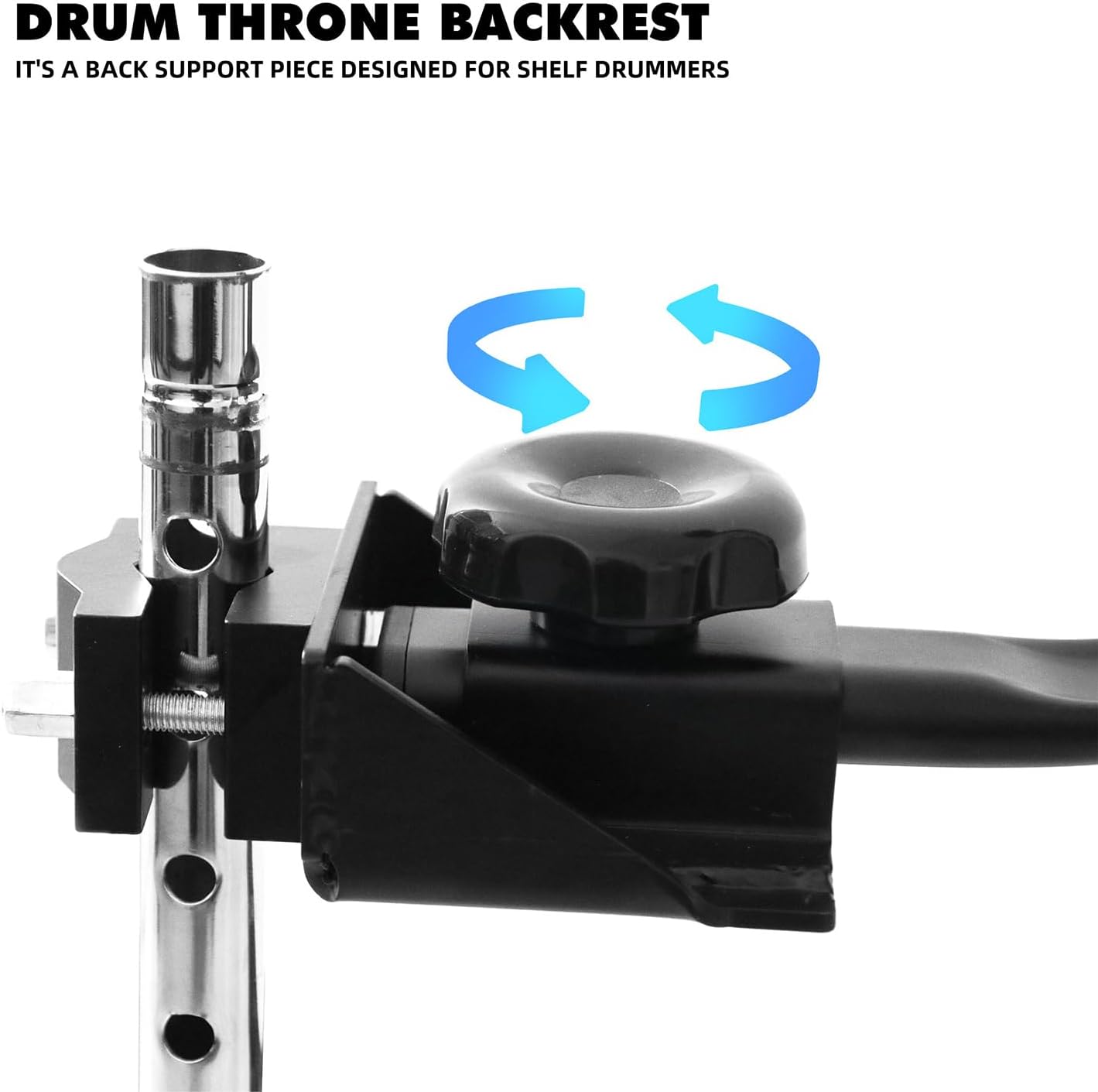 Universal Drum Throne Backrest – Adjustable & Removable