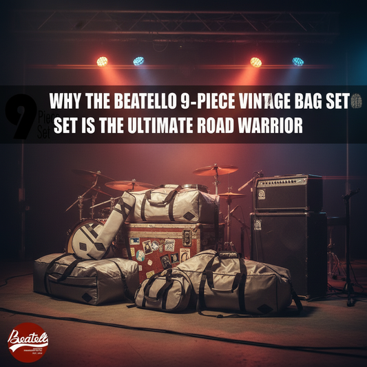 Why the Beatello 9-Piece Vintage Drum Bag Set is the Ultimate Road Warrior