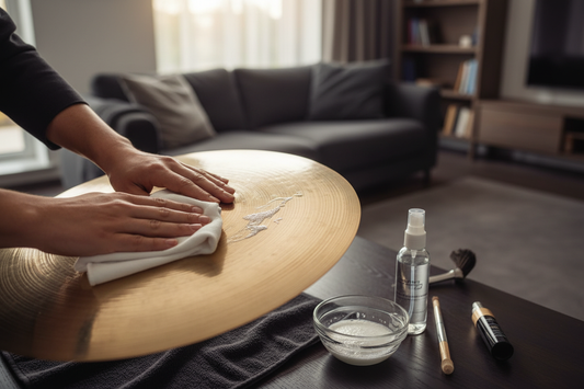 How to clean cymbals the easy way at home?