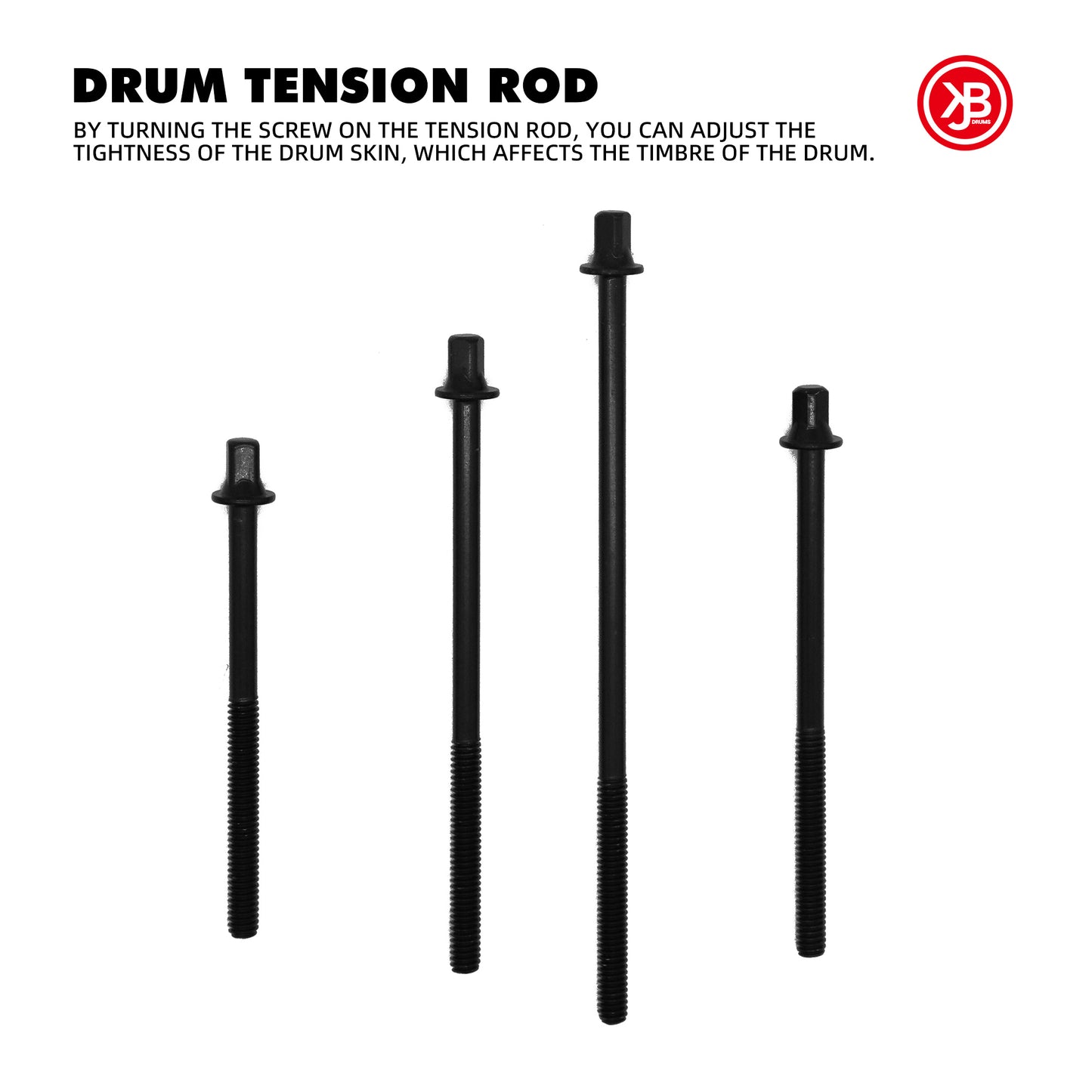 10 Pcs Drum Tension Rod