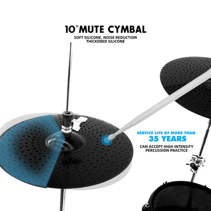 JBK DRUMS 1+1 Practice & Mute Drum Set – Quiet Drumming Anywhere My Store