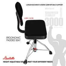 Model 3000 Adjustable Drum Throne Beatello workshop