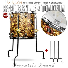 Gold 13×13-inch Special Effect Floor Snare Drum