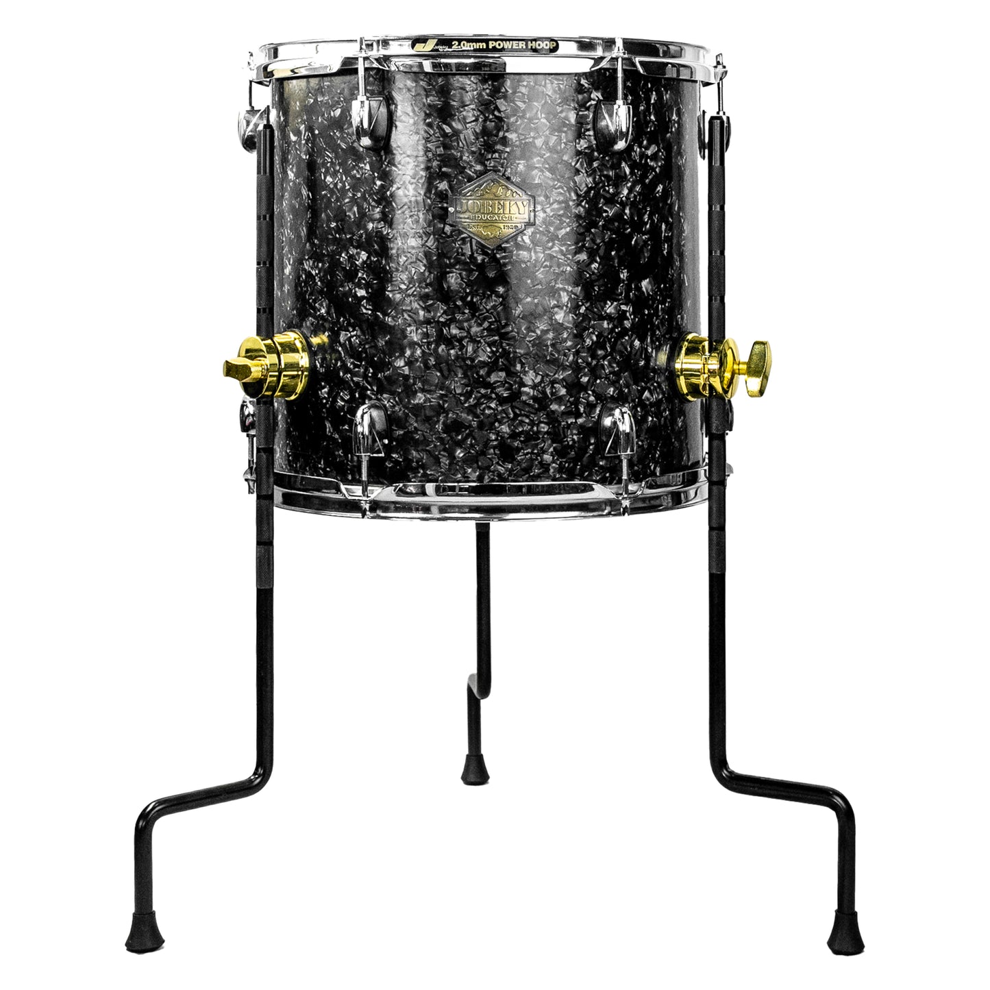 Starry Black 13×13-inch Special Effect Floor Snare Drum