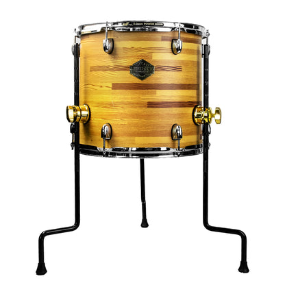 Natural Wood  13×13-inch Special Effect Floor Snare Drum