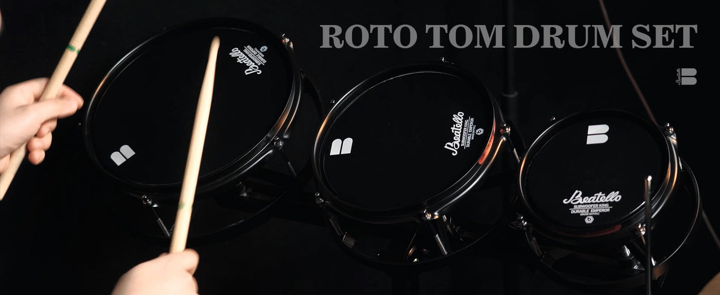 Beatello-Drums Roto Tom Drum Set （Upgraded version）