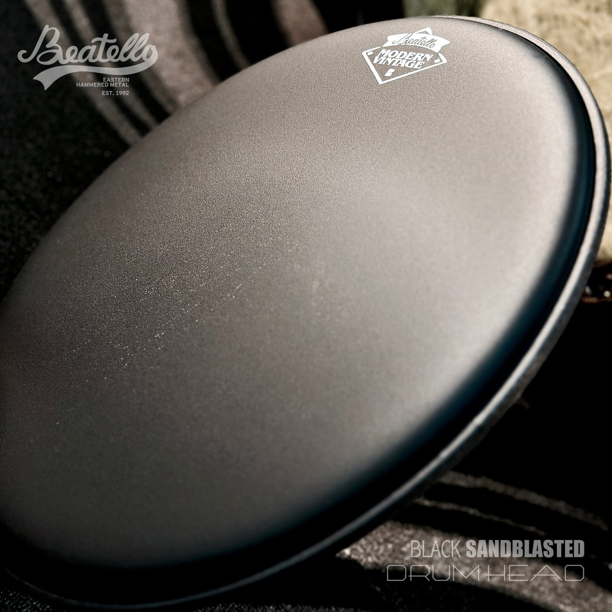 14Inch Sandblasted Snare Drum Head Beatello workshop