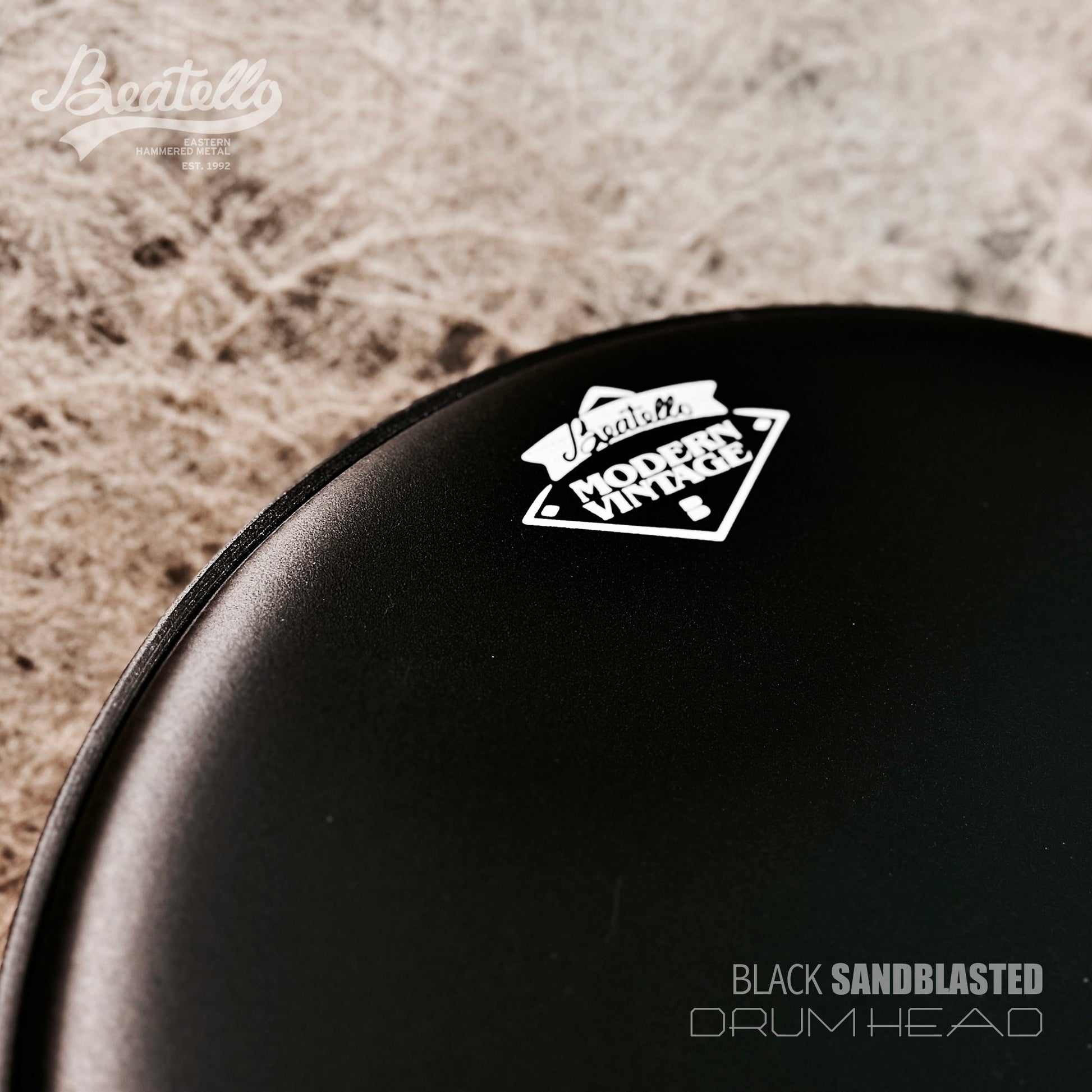 14Inch Sandblasted Snare Drum Head Beatello workshop