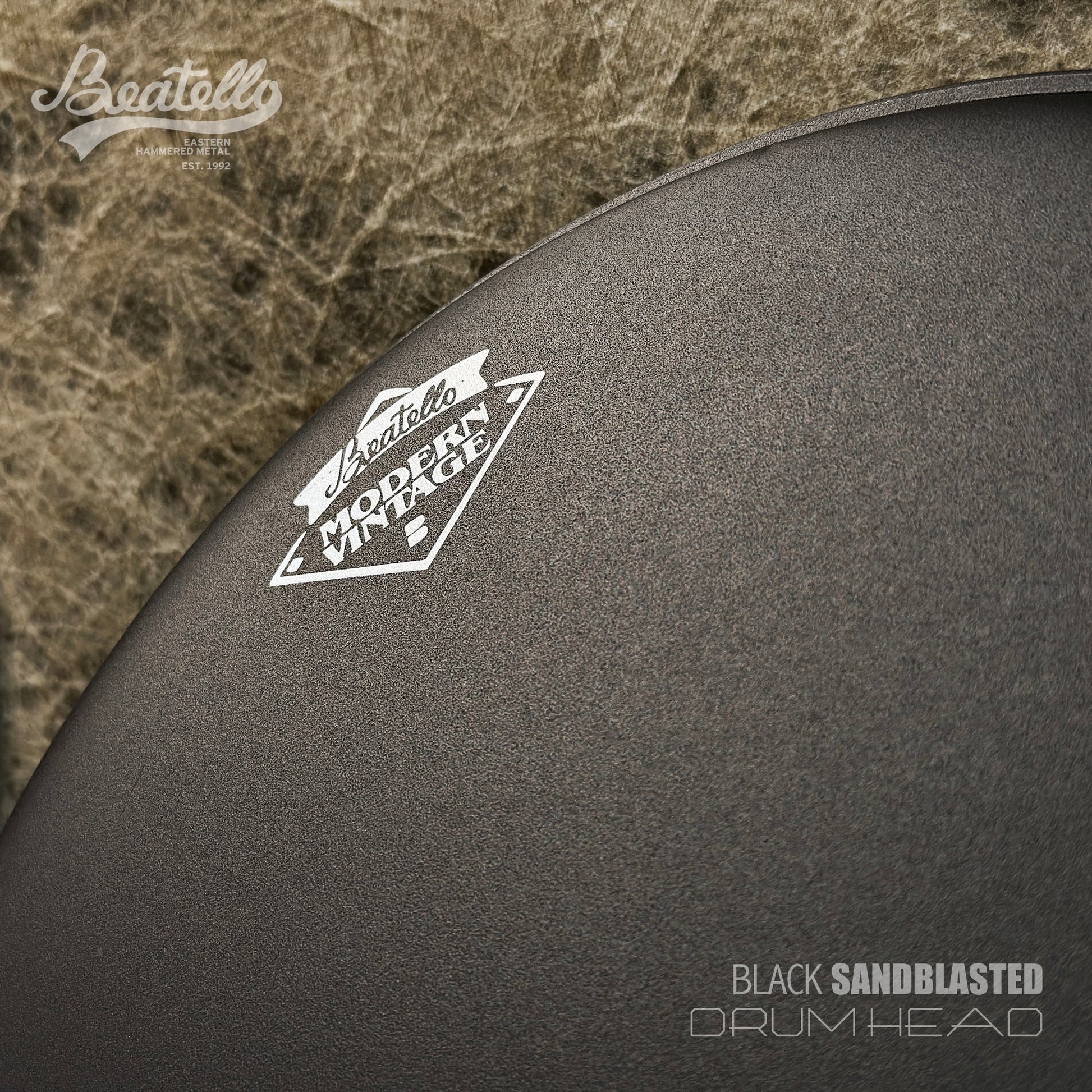 14Inch Sandblasted Snare Drum Head Beatello workshop