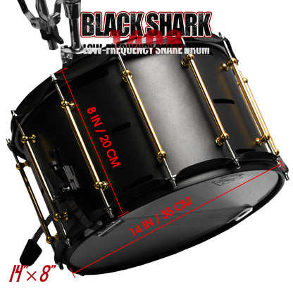 14x8 Black Shark Snare Drum