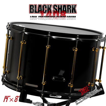 14x8 Black Shark Snare Drum