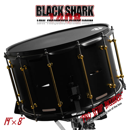 14x8 Black Shark Snare Drum