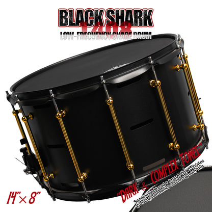 14x8 Black Shark Snare Drum