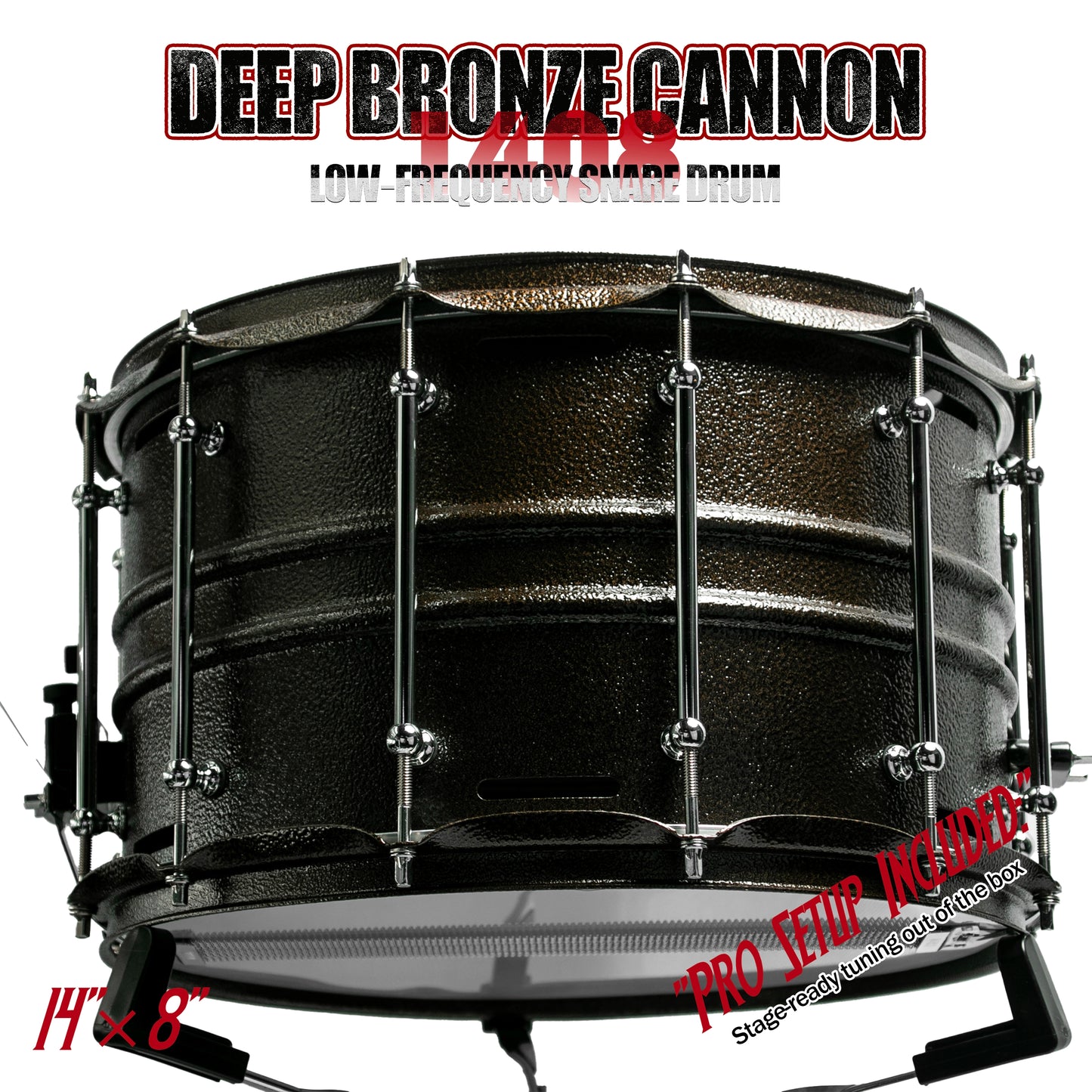14x8 Deep Bronze Cannon Shell for Low-End Punch
