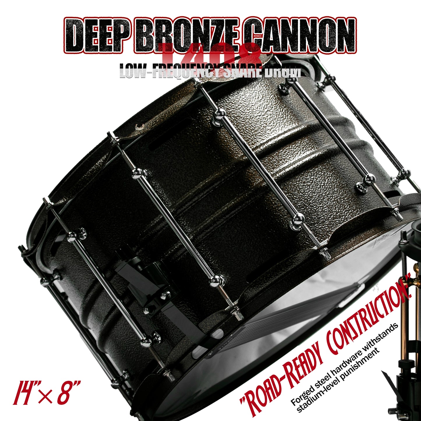 14x8 Deep Bronze Cannon Shell for Low-End Punch