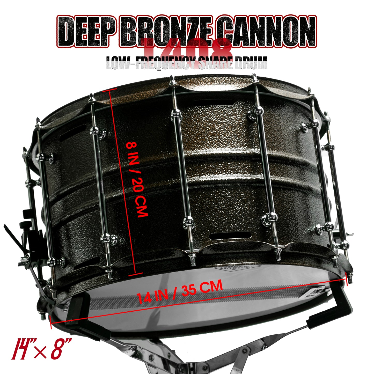 14x8 Deep Bronze Cannon Shell for Low-End Punch