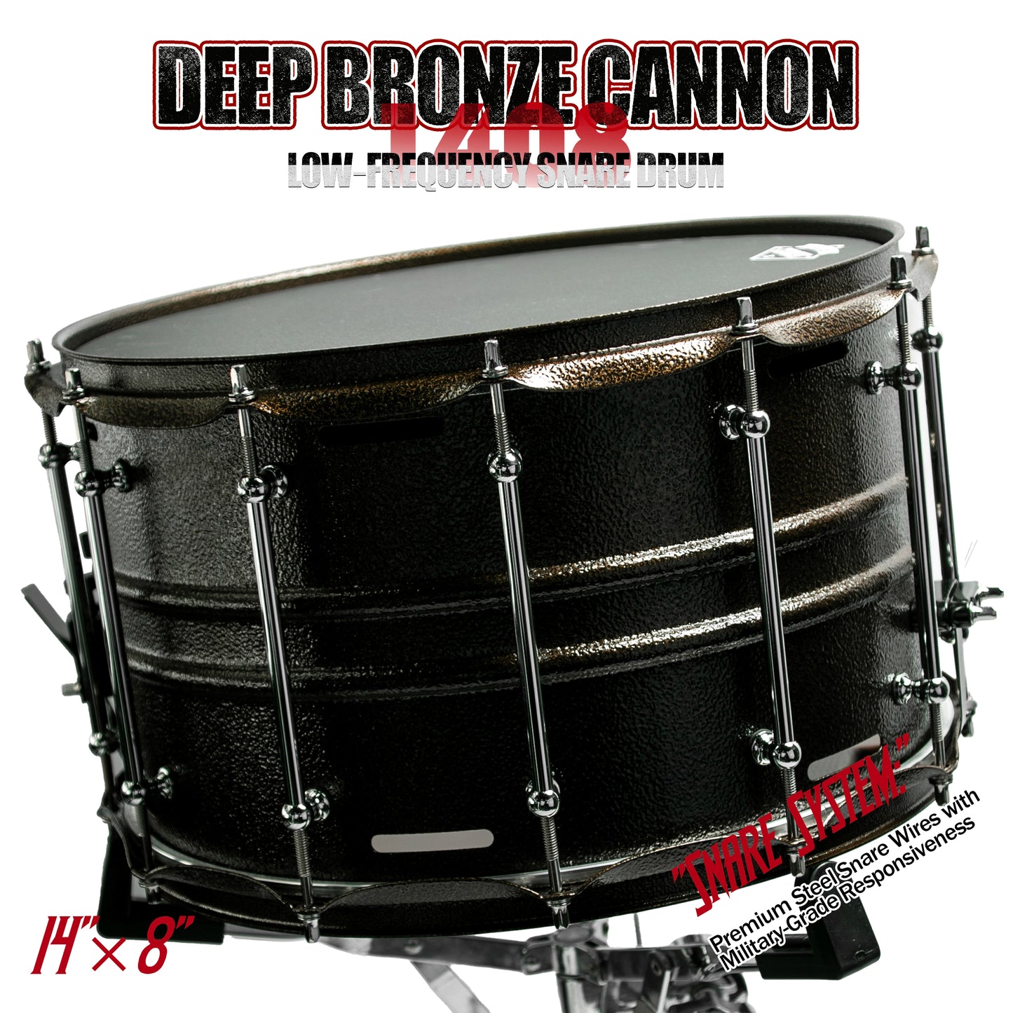 14x8 Deep Bronze Cannon Shell for Low-End Punch