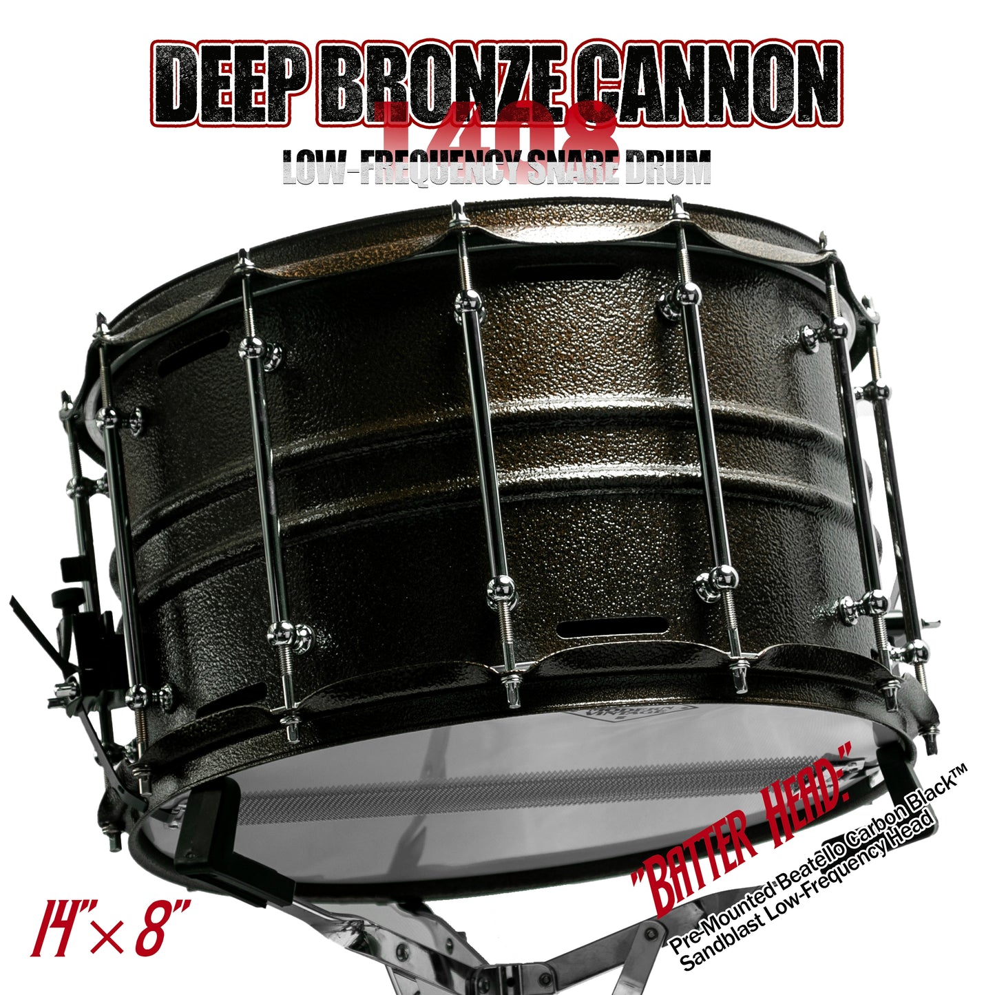 14x8 Deep Bronze Cannon Shell for Low-End Punch