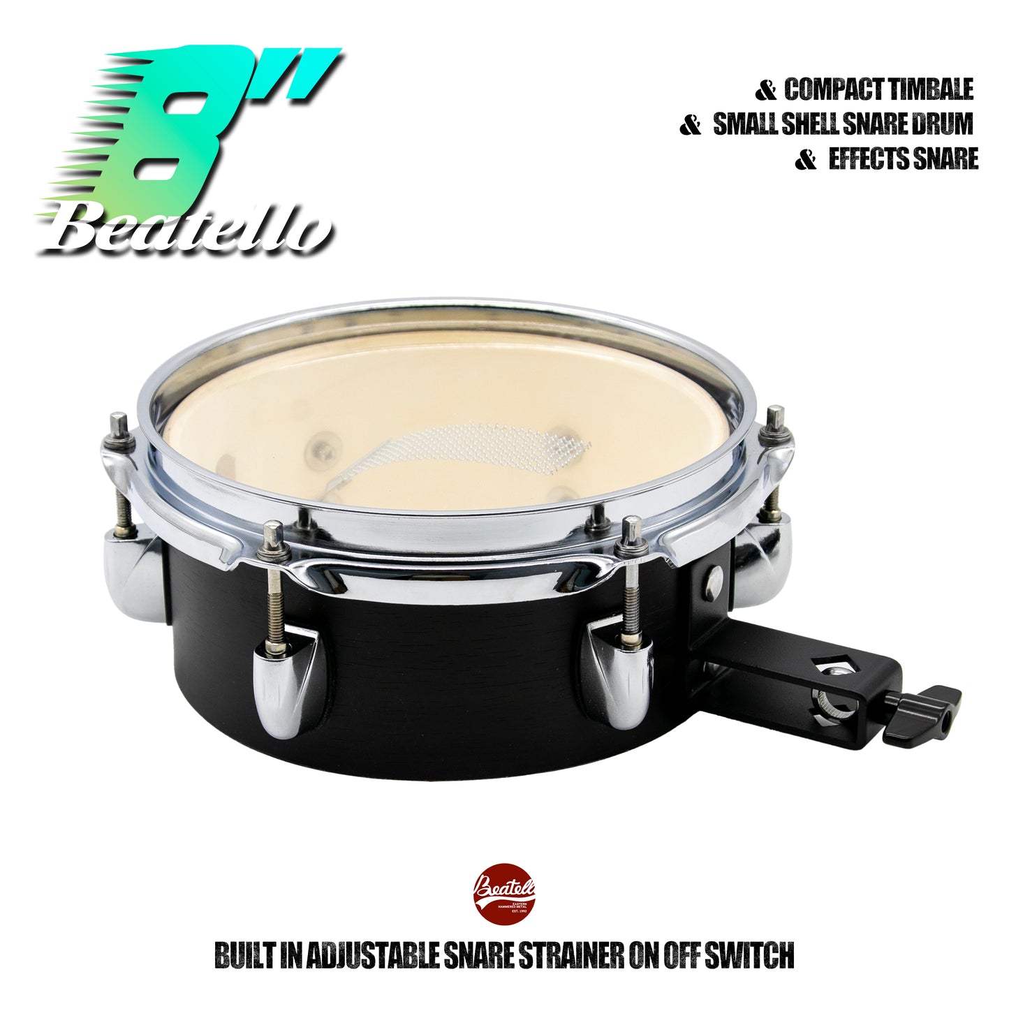 8" Compact Timbale & Small Shell Snare Drum & Effects Snare