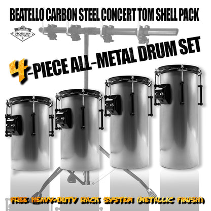 Beatello Carbon Steel Octabons Drum With Hardware