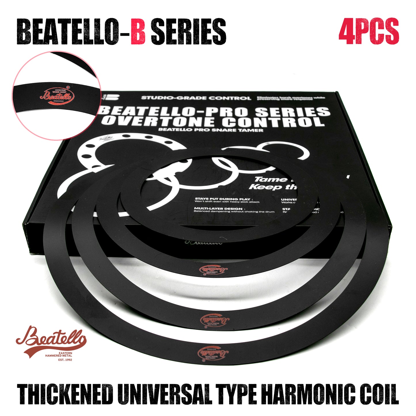 Beatello 4Pcs Pro Muffling
